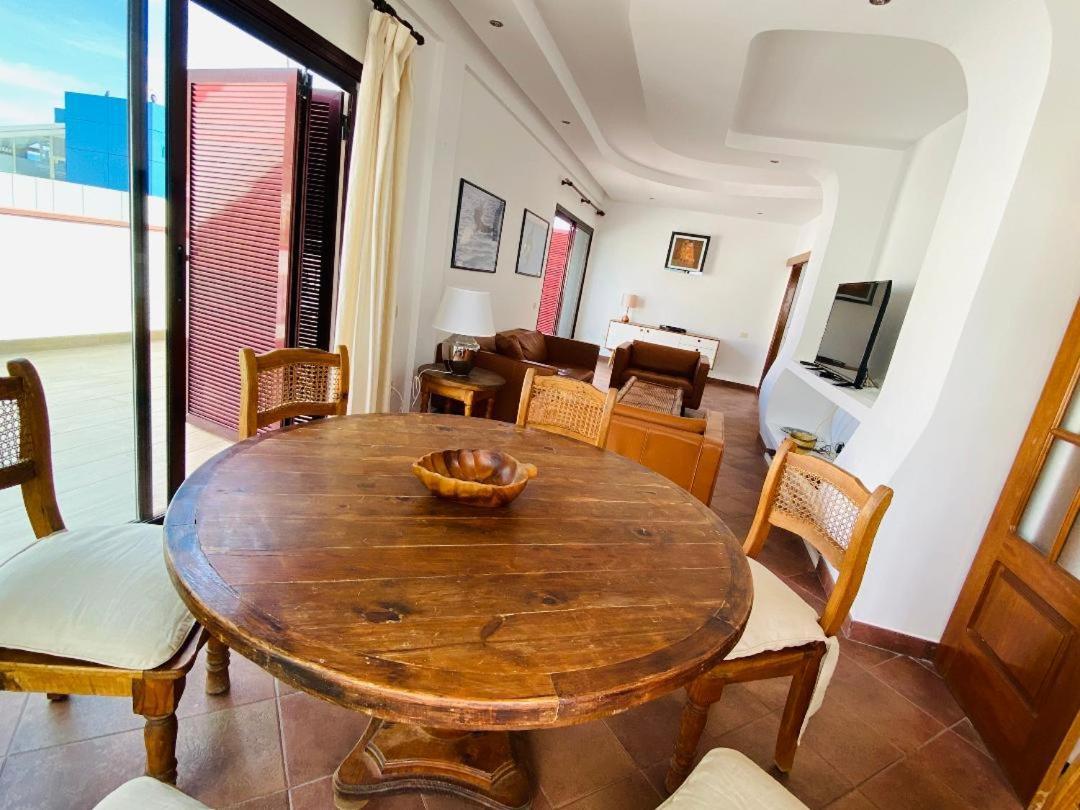 Ferienwohnung The Penthouse Puerto De Mogan Exterior foto